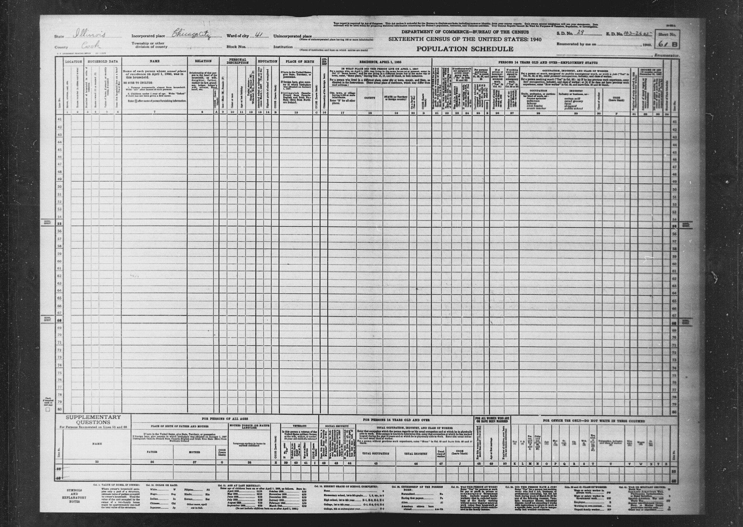 File 1940 Census Population Schedules Illinois Cook County ED 103 2605 DPLA 44f5a73b1e4e35a681b9fc60d377f024 page 24 jpg Wikimedia Commons