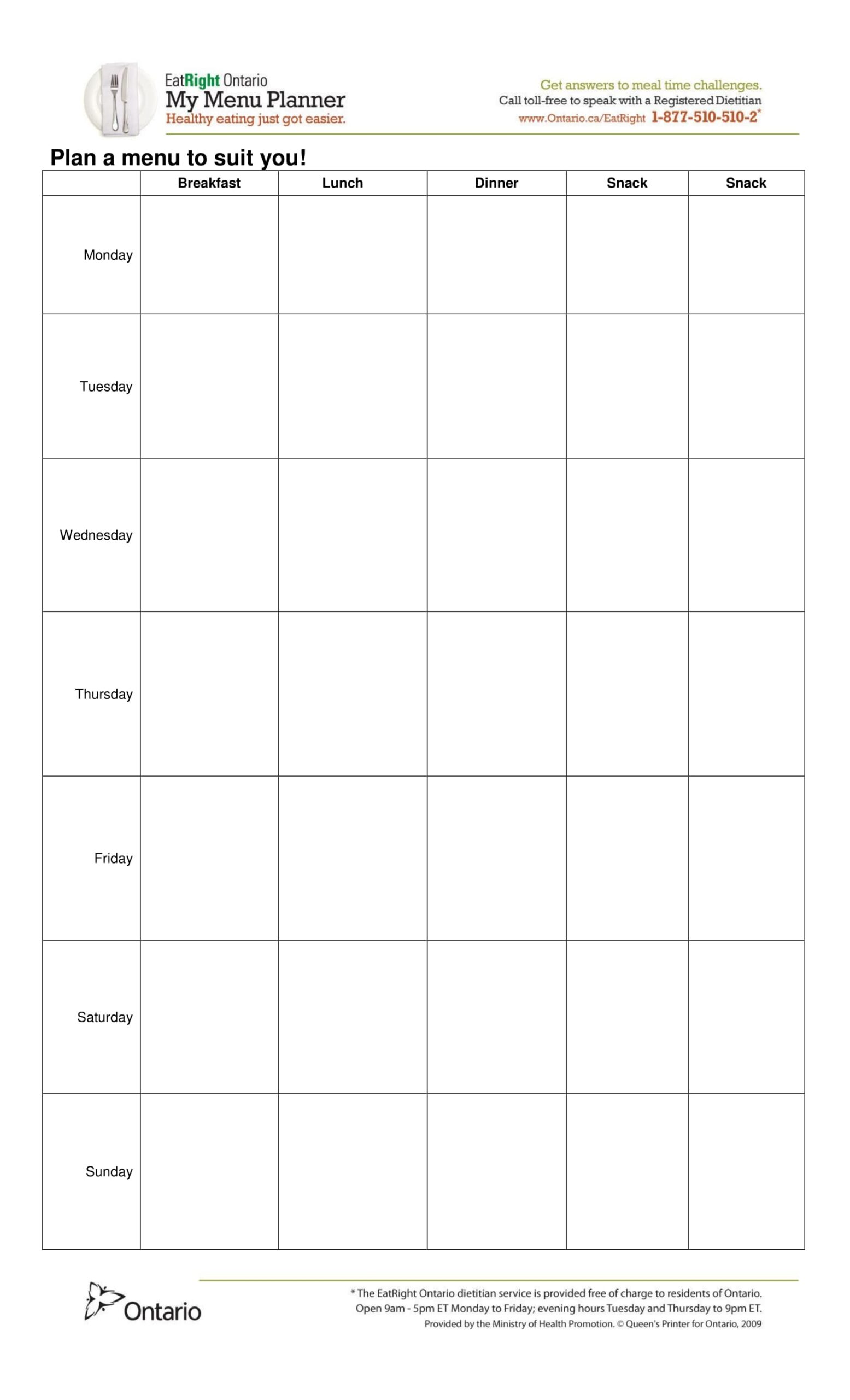 FREE 22 Menu Form Samples PDF MS Word Google Docs