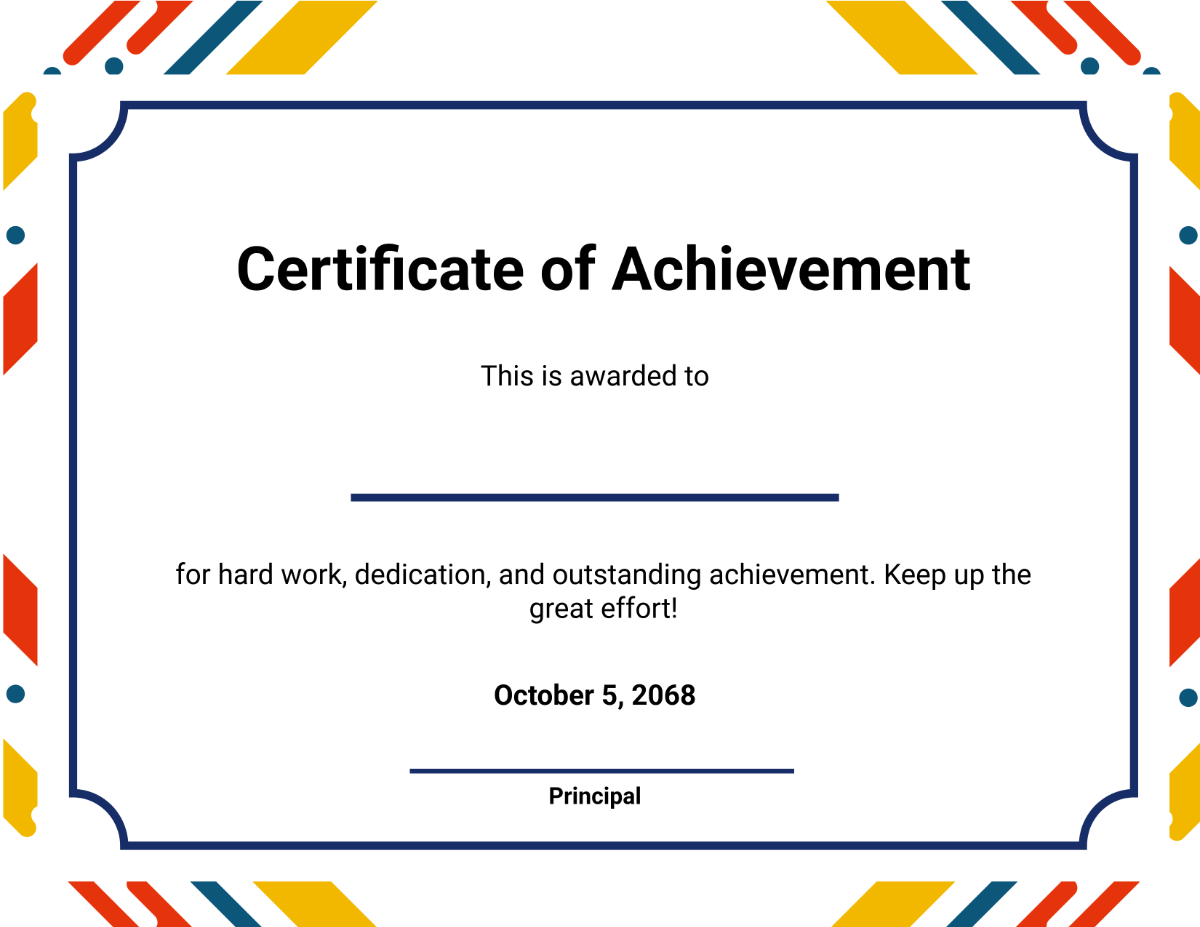 Free Printable Blank Certificate Templates