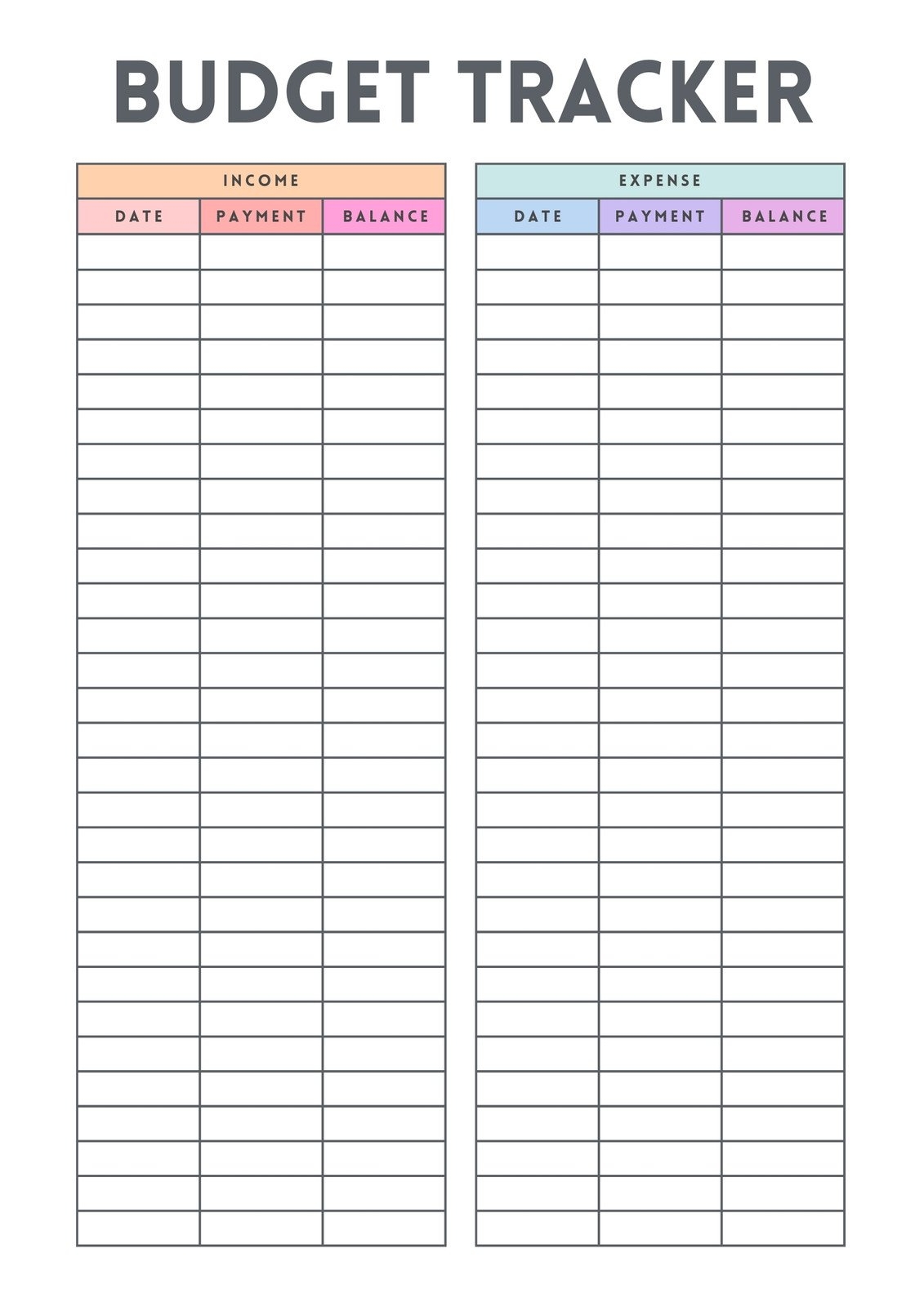 Free And Customizable Budget Templates