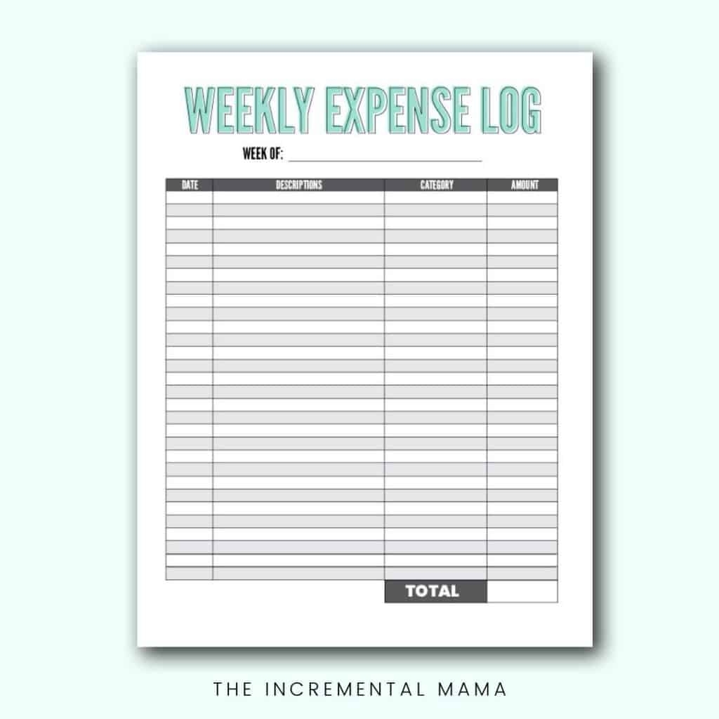 Blank Personal Budget Worksheet Printable