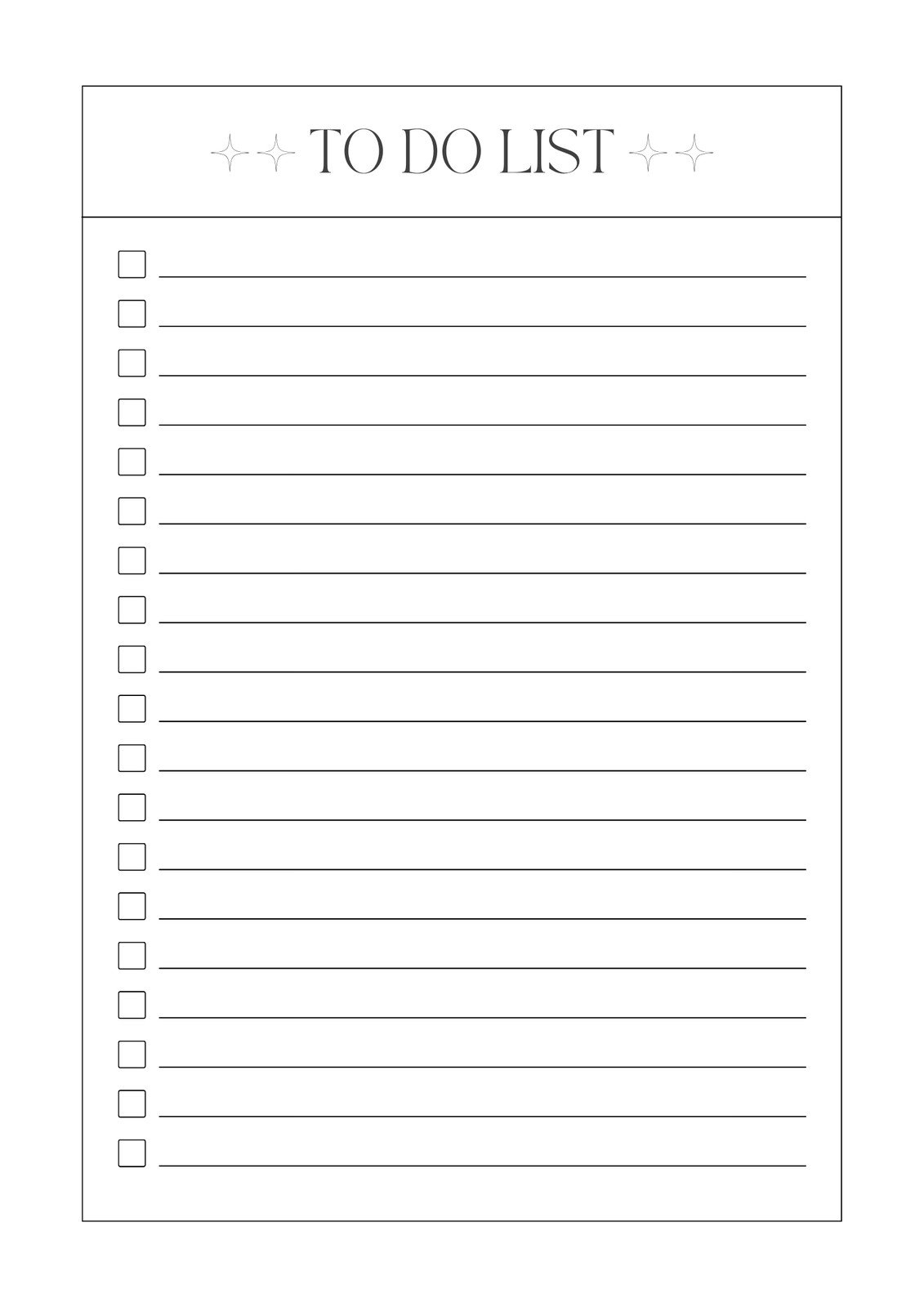 Free Custom Downloadable Checklist Templates Canva