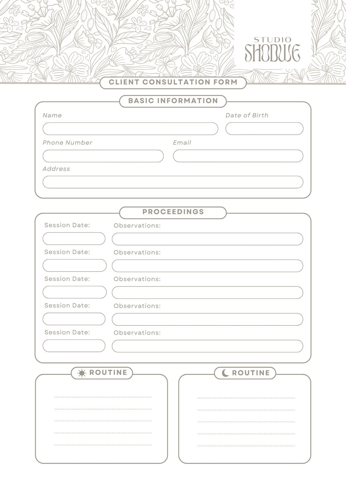 Free Form Document Templates To Customize And Print Canva