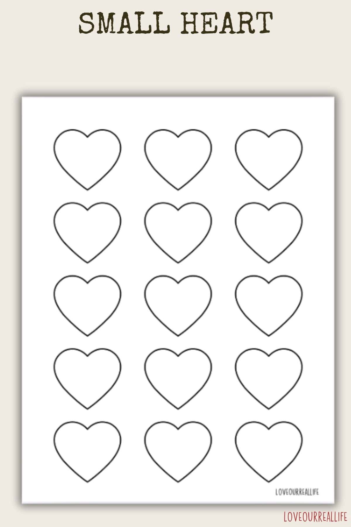 Free Heart Printable Templates For Coloring And Stencils Love Our Real Life