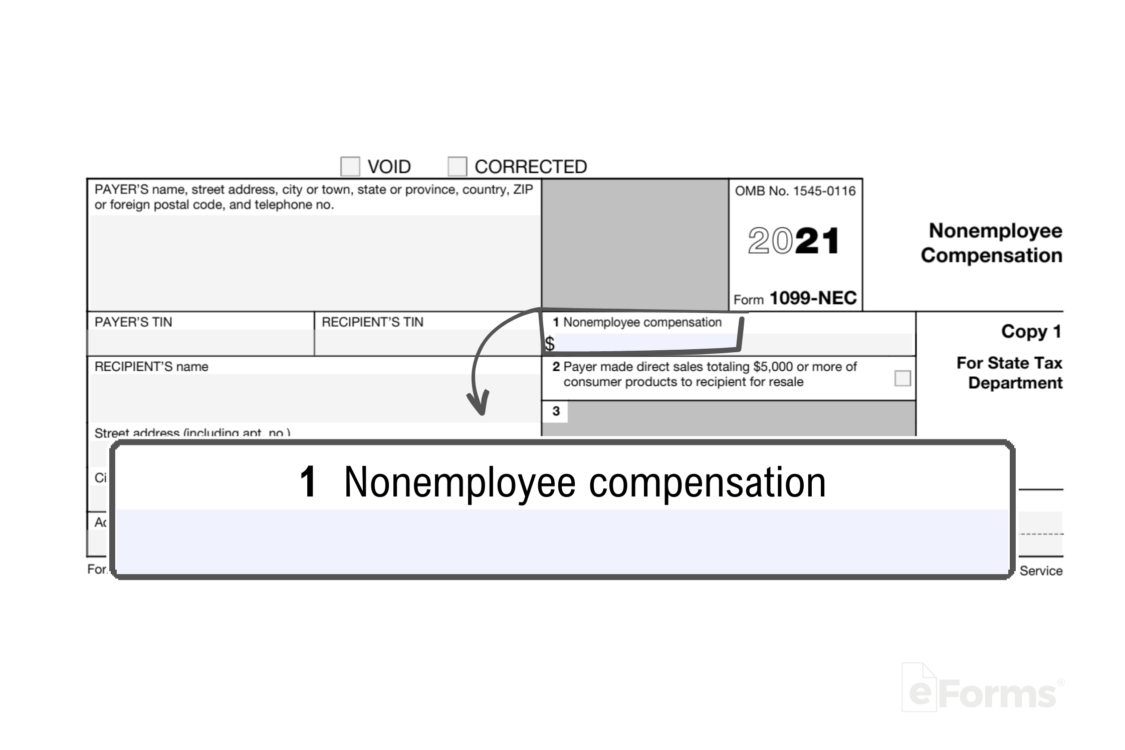 Blank 1099 Form 2025 Printable