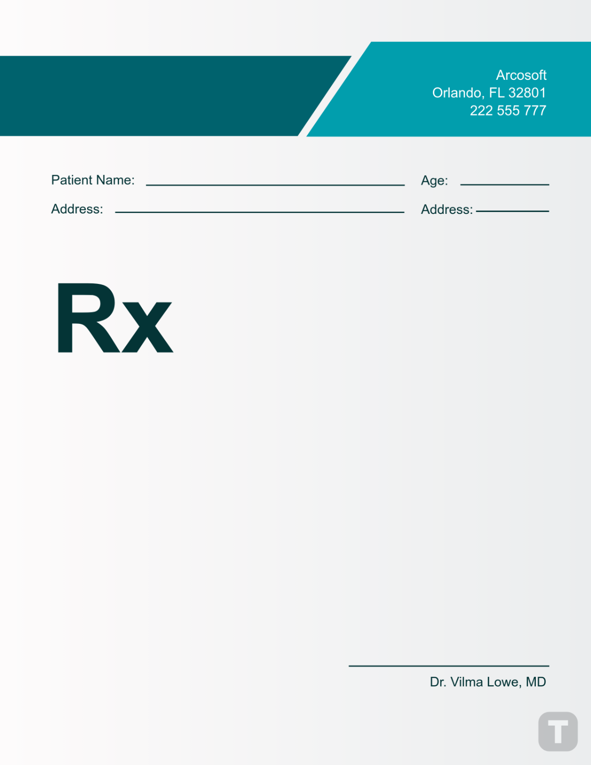 Free Prescription Templates To Edit Online
