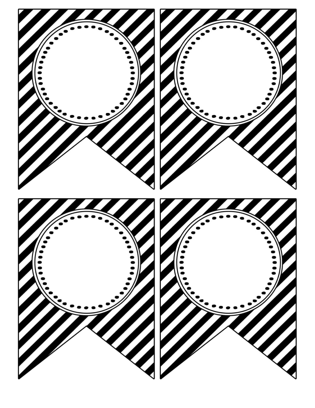 Free Printable Blank Banner Templates