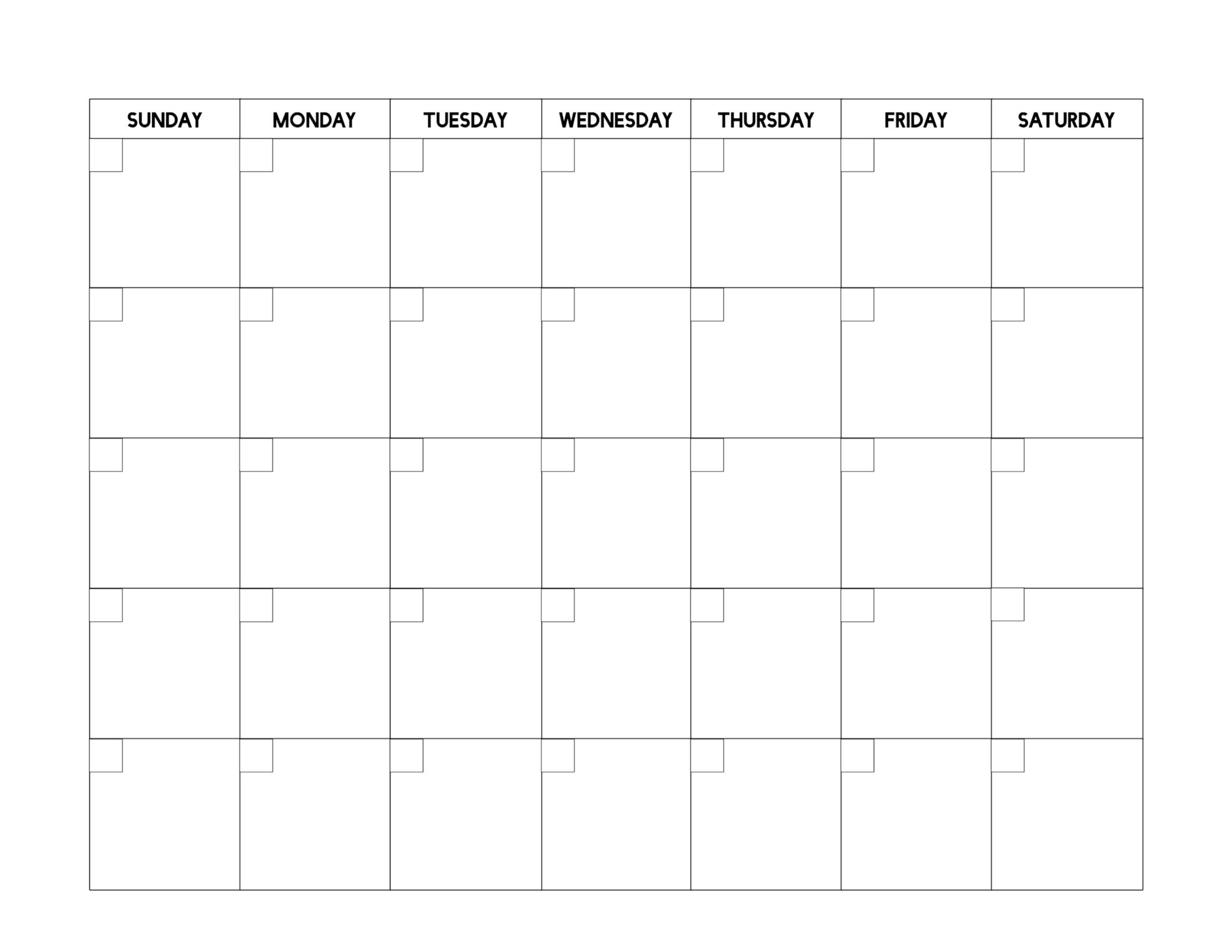 Free Printable Blank Templates