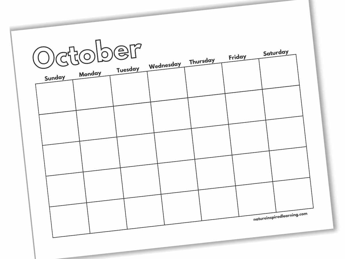 Printable Blank Calendar For Kindergarten Class Printable Blank Calendar For Kindergarten Class