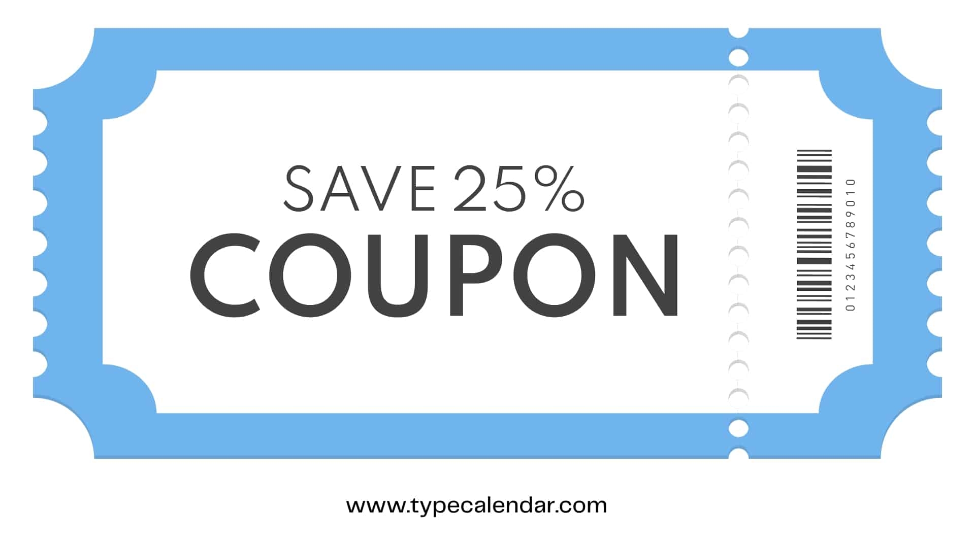 Printable Coupon Template Blank