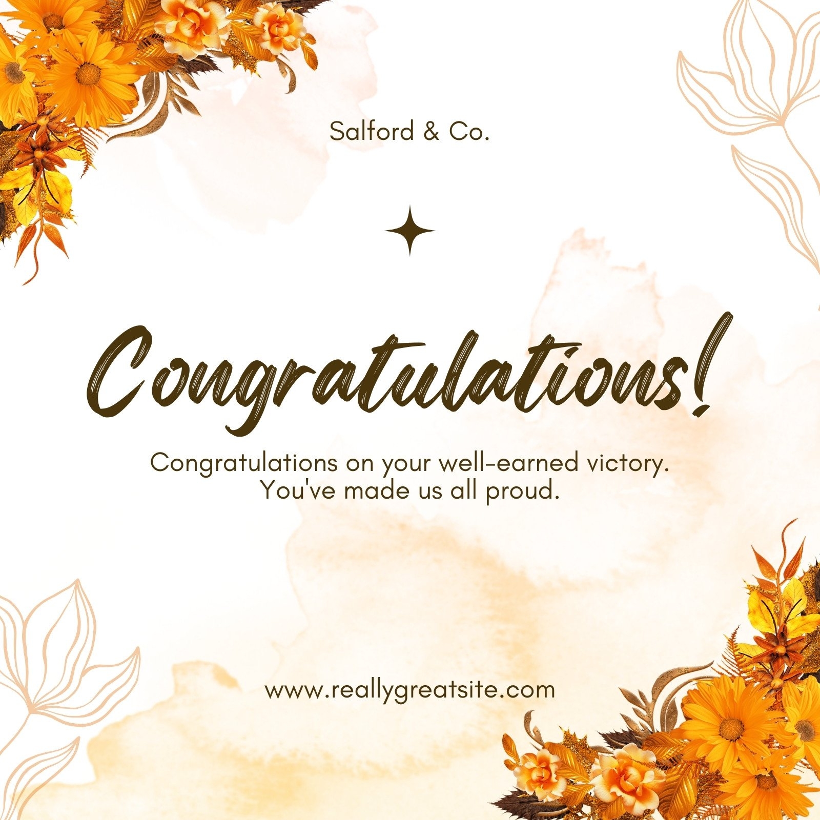 Free Printable Custom Congratulation Card Templates Canva