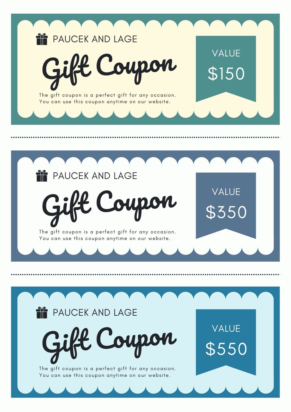 Printable Blank Coupon Templates