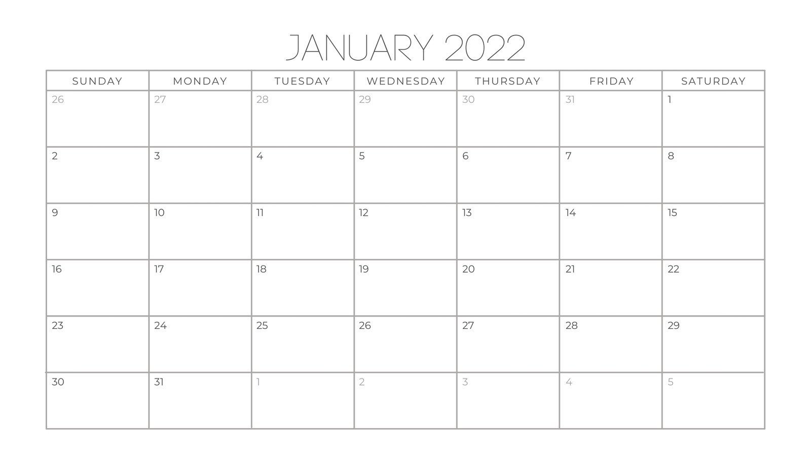 Free Printable Customizable Monthly Calendar Templates Canva