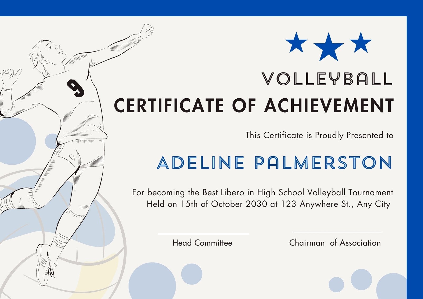 Free Printable Customizable Sport Certificate Templates Canva
