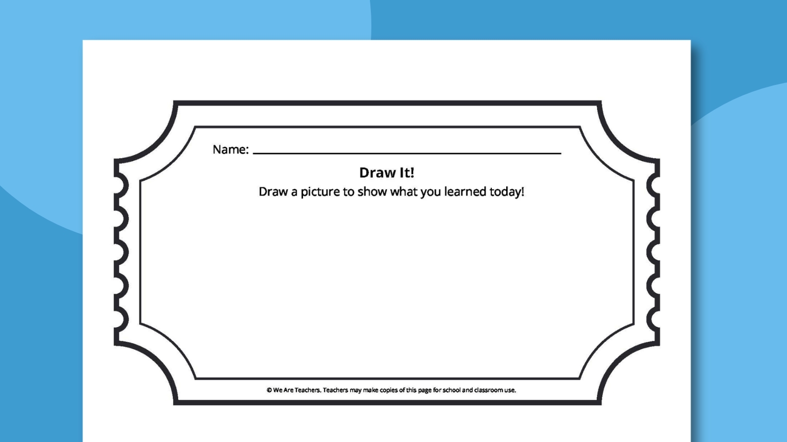 Free Printable Exit Ticket Template Bundle 8 Fun Options 