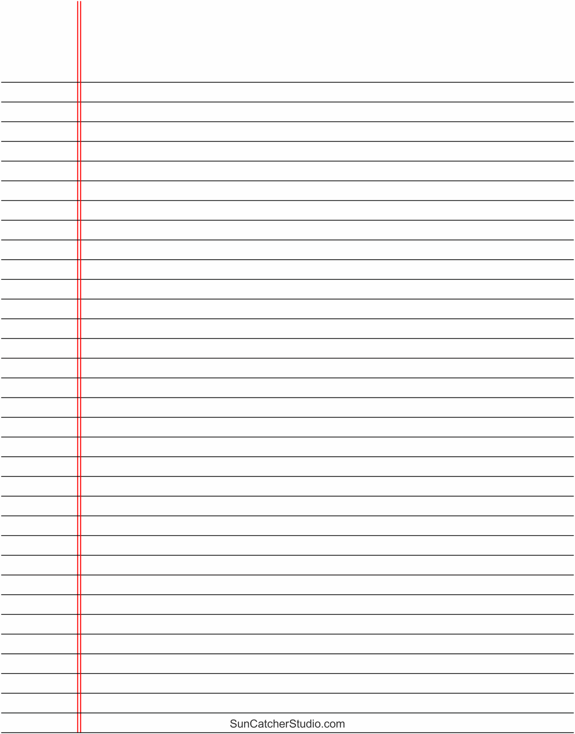 Free Printable Lined Paper Handwriting Notebook Templates Free Printables Monograms Design Tools Patterns DIY Projects