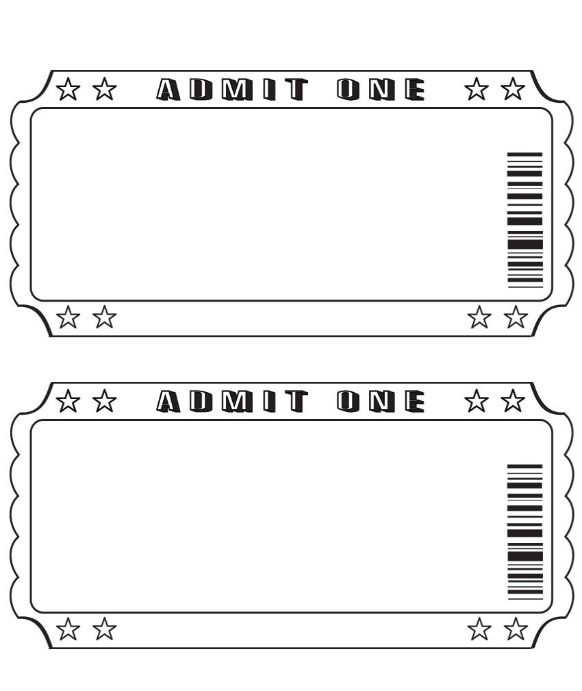 Free Printable Raffle Ticket Templates Blank Downloadable PDFs Worksheets Library
