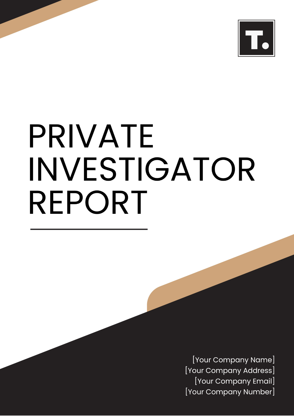 Free Private Investigator Report Template To Edit Online
