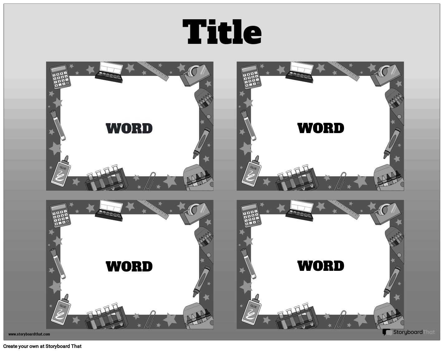 Free Word Wall Templates By Storyboard That 2025