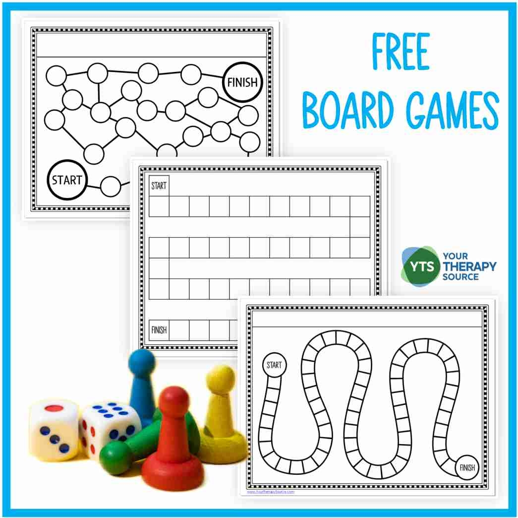 Free Blank Board Game Template Printable