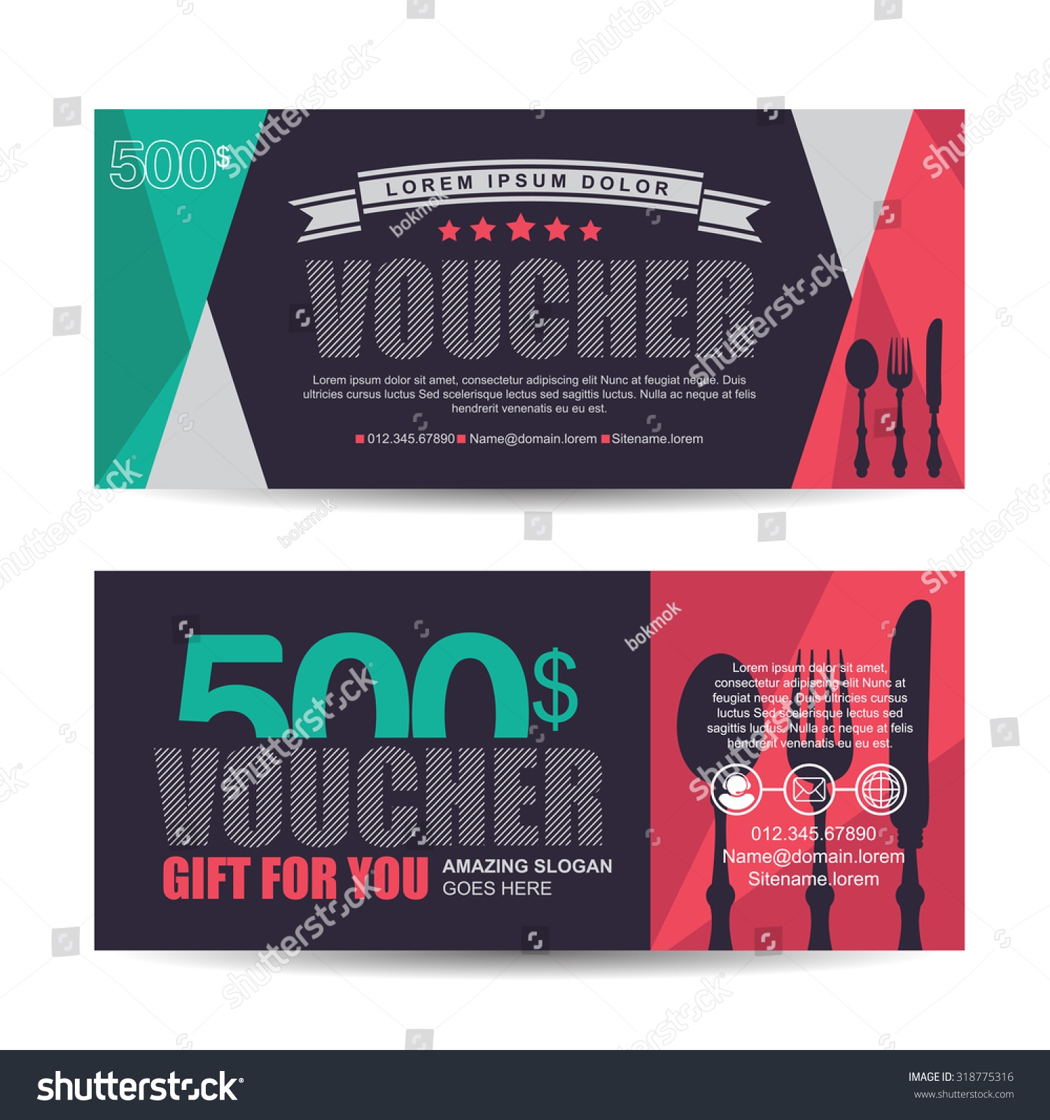 Gift Certificate Blank Printable Italian