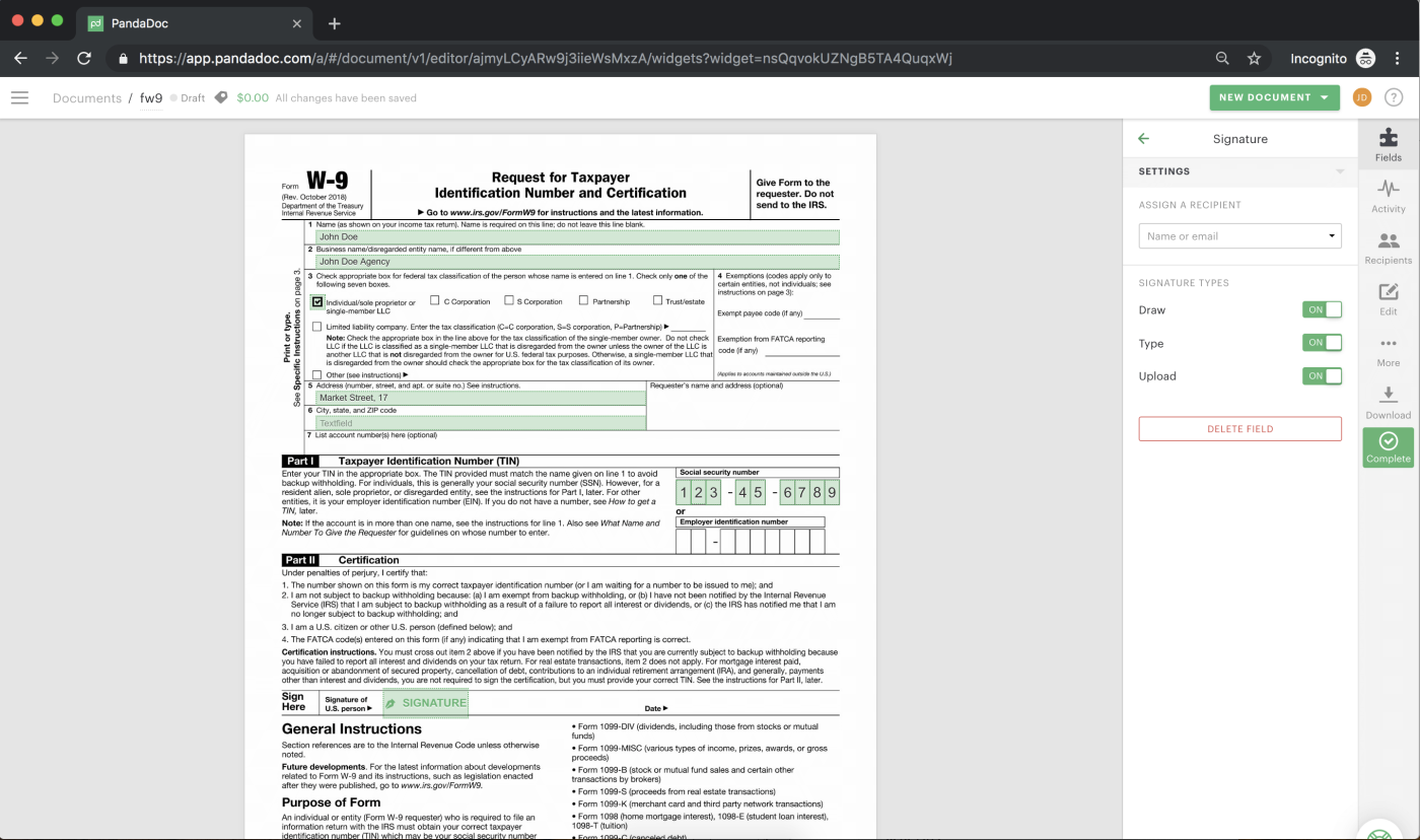 W9 Tax Form Blank Printable W9 Tax Form Blank Printable