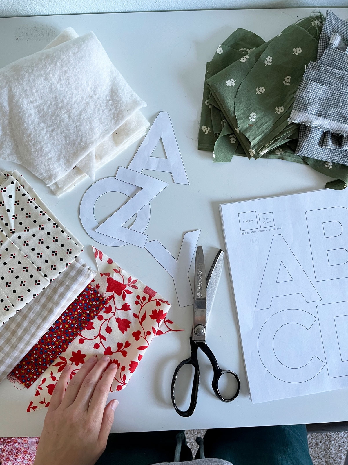 How To Make Fabric Alphabet Letters Bethany Lynne Makes