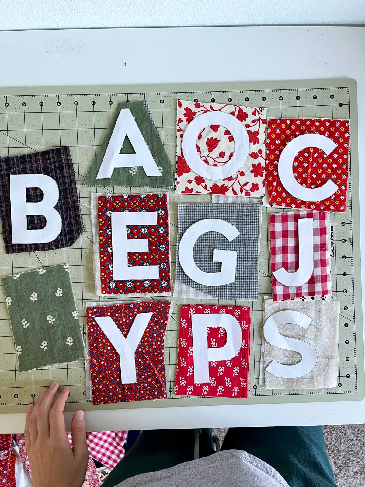 How To Make Fabric Alphabet Letters Bethany Lynne Makes