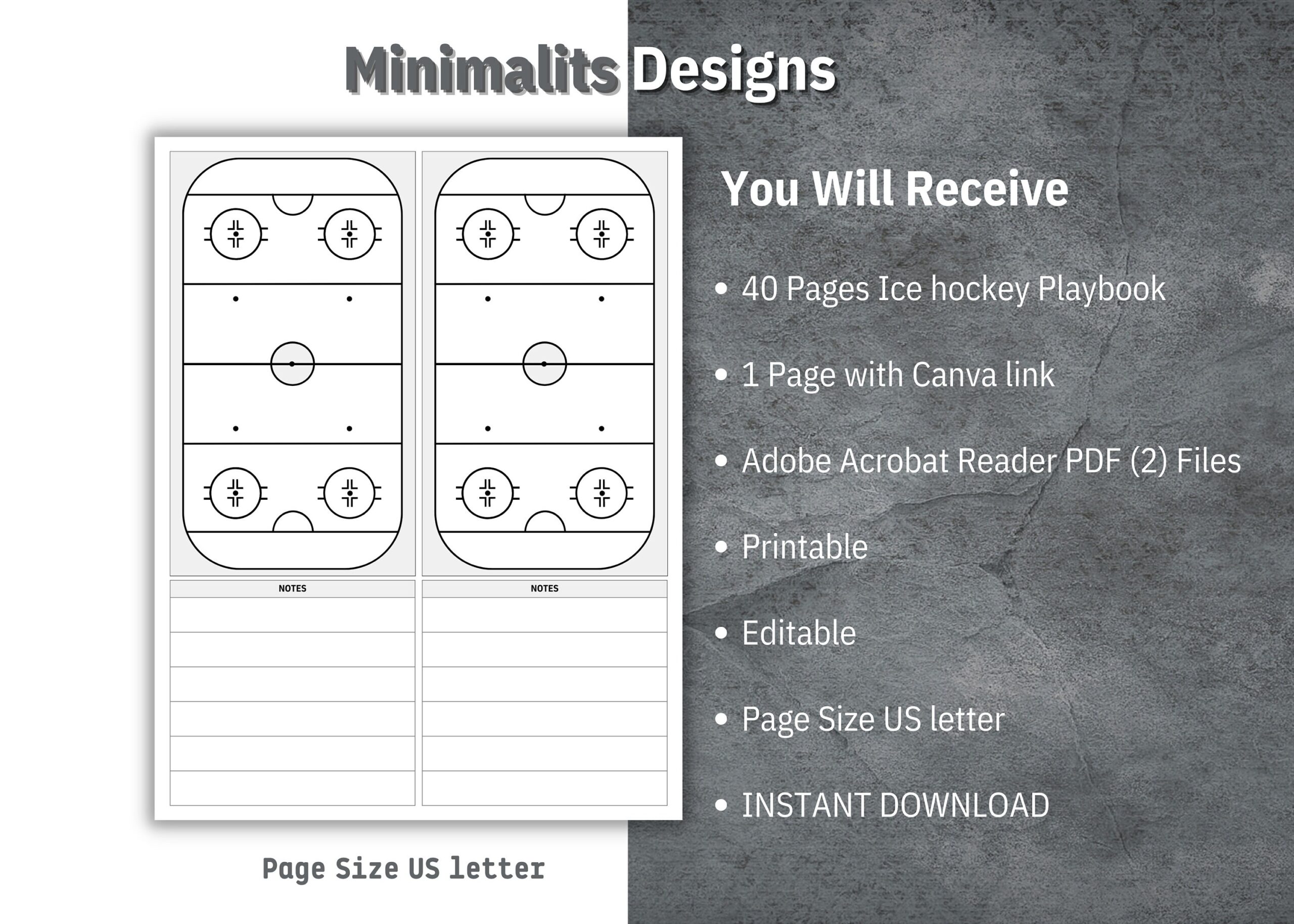 Printable Blank Hockey Practice Plan Template