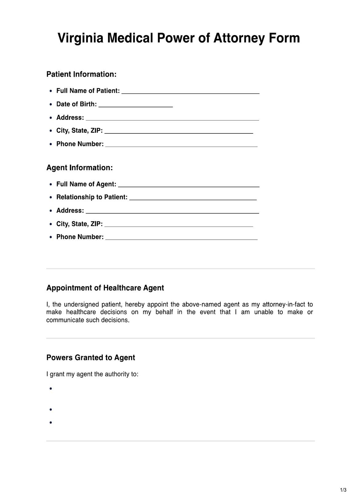 Printable Blank Va Emergencyadmittance Form