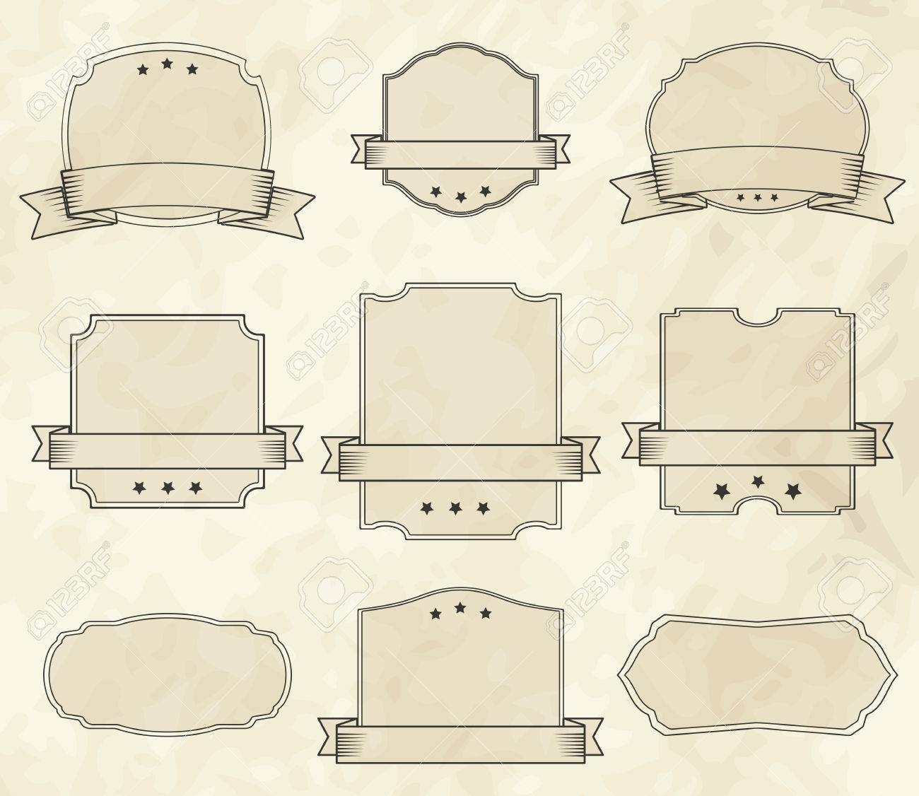 Free Printable Blank Vintage Label Templates Free Printable Blank Vintage Label Templates