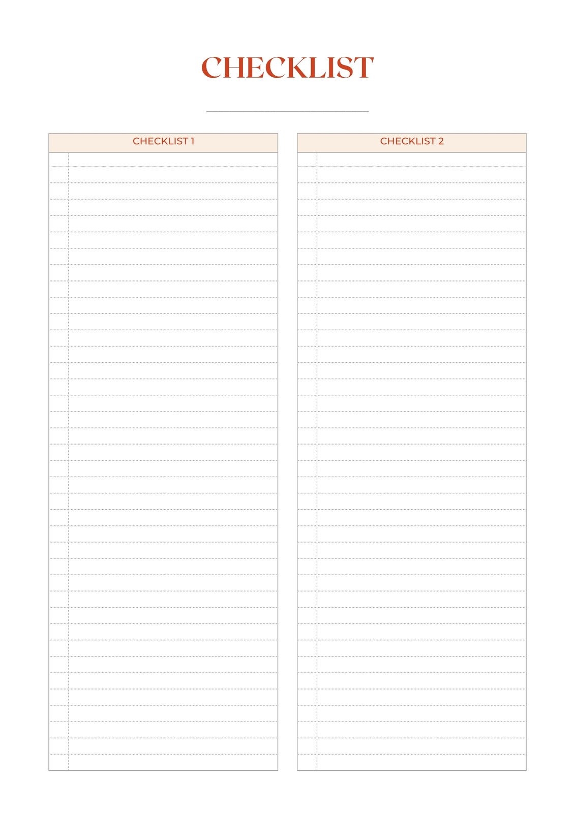 Page 2 Free And Customizable To Do List Templates