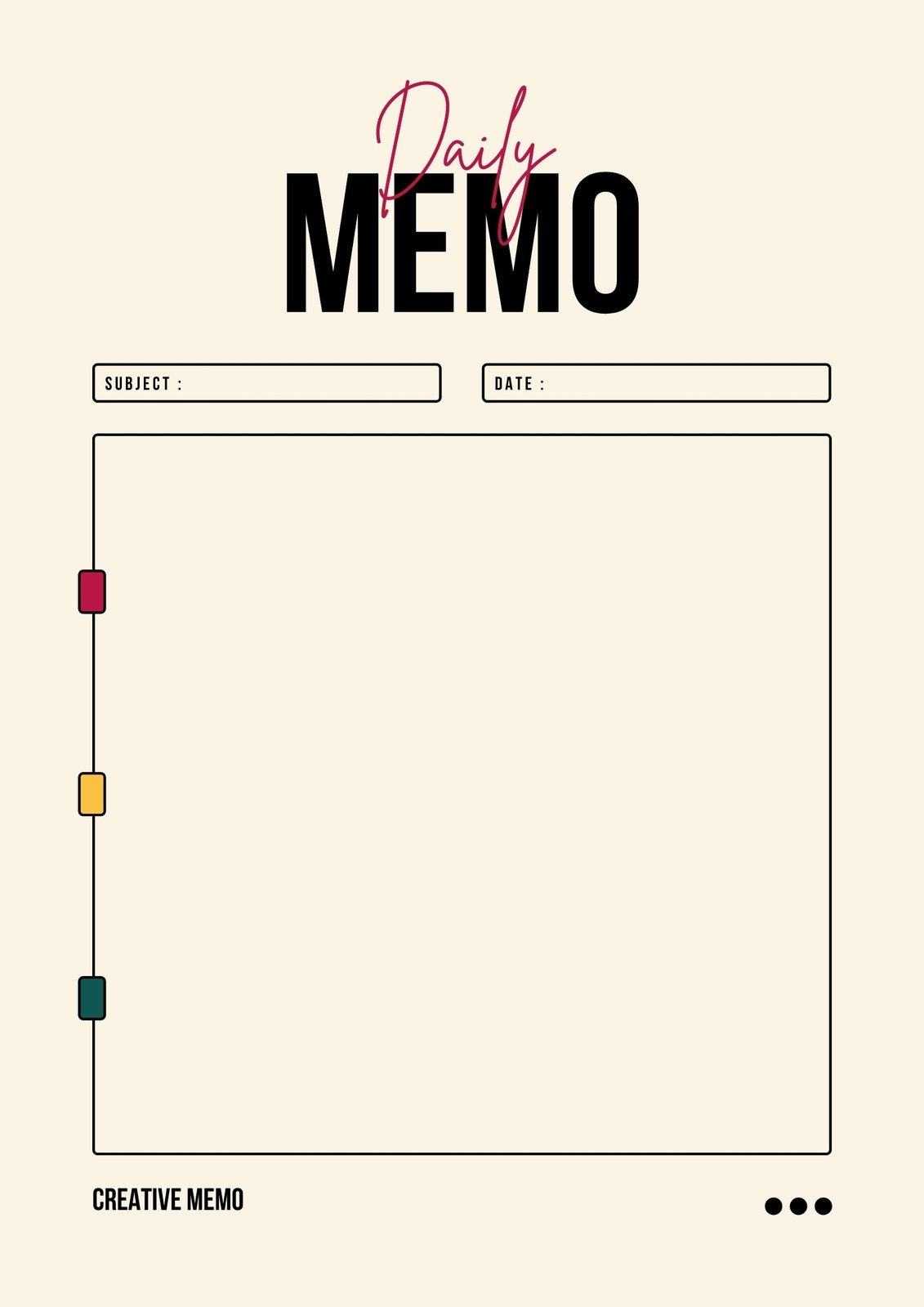 Page 2 Free Professional And Customizable Memo Templates Canva