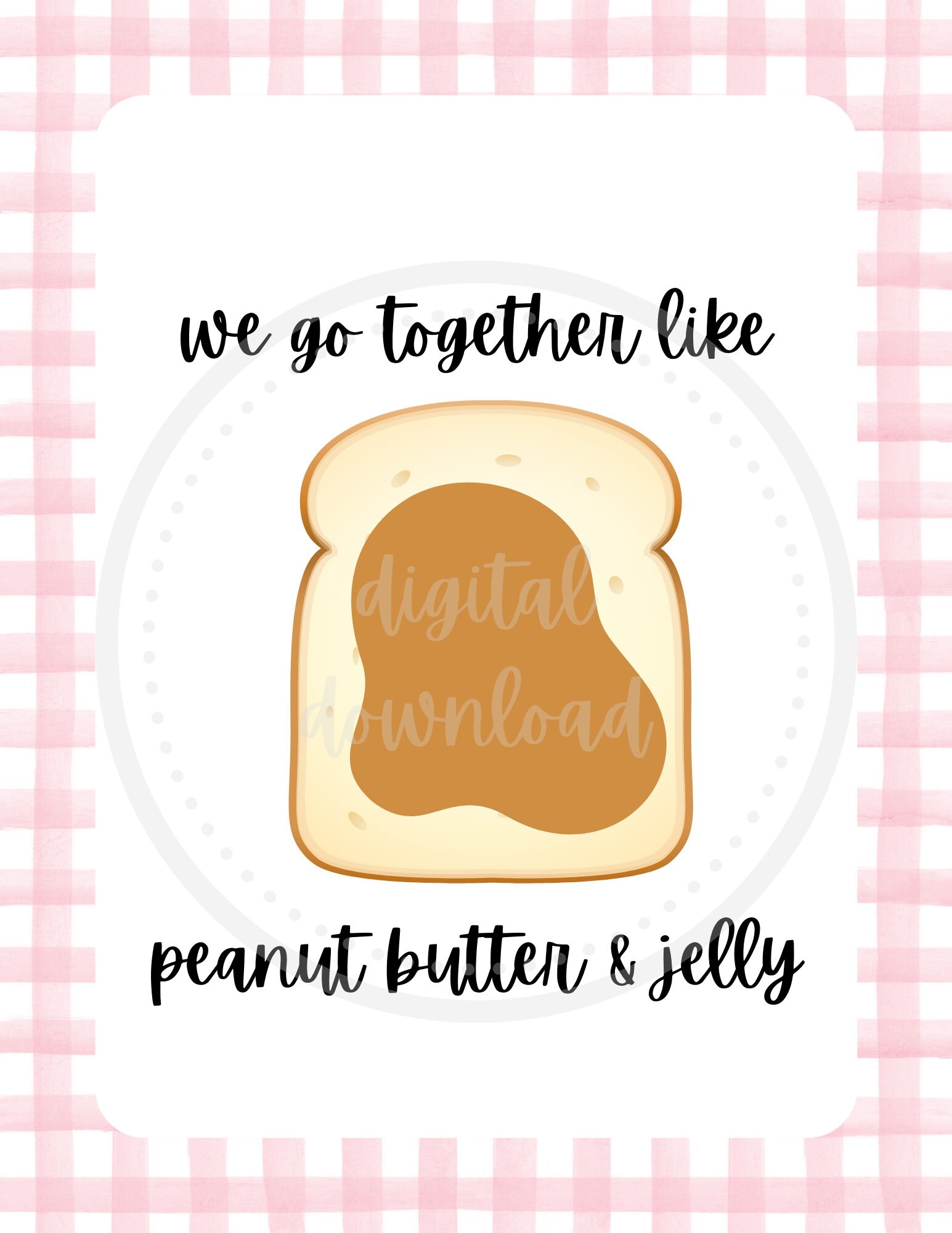 Peanut Butter Jelly Handprint Template Etsy