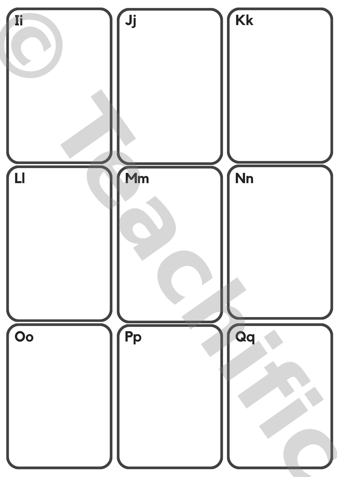 Blank Word Wall Template Printable