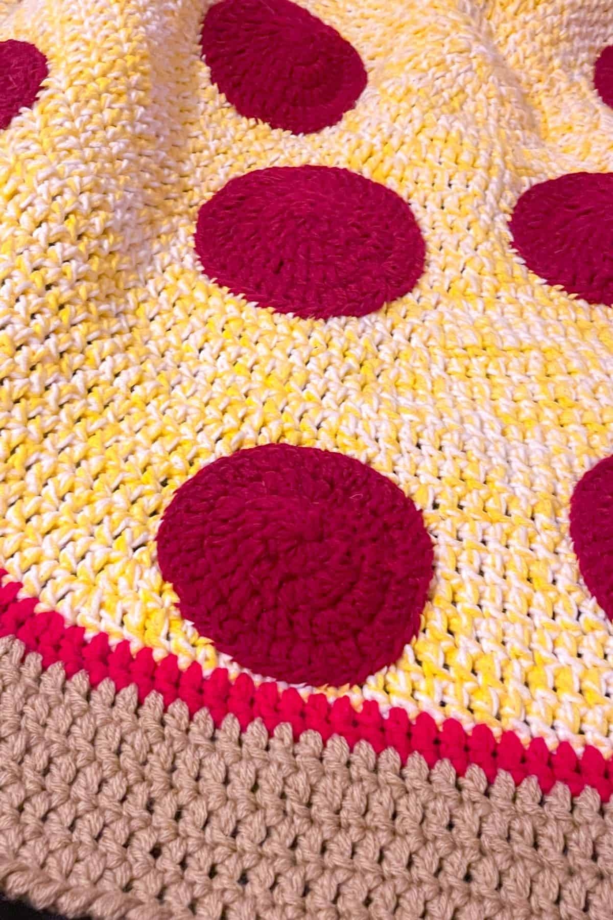 Pizza Blanket Crochet Pattern Thecaffeinatedsnail