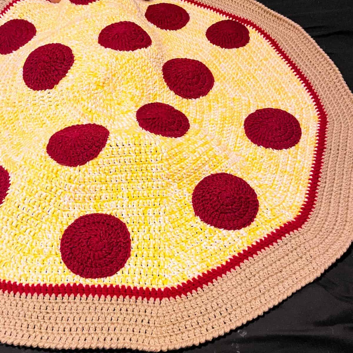 Pizza Blanket Crochet Pattern Thecaffeinatedsnail