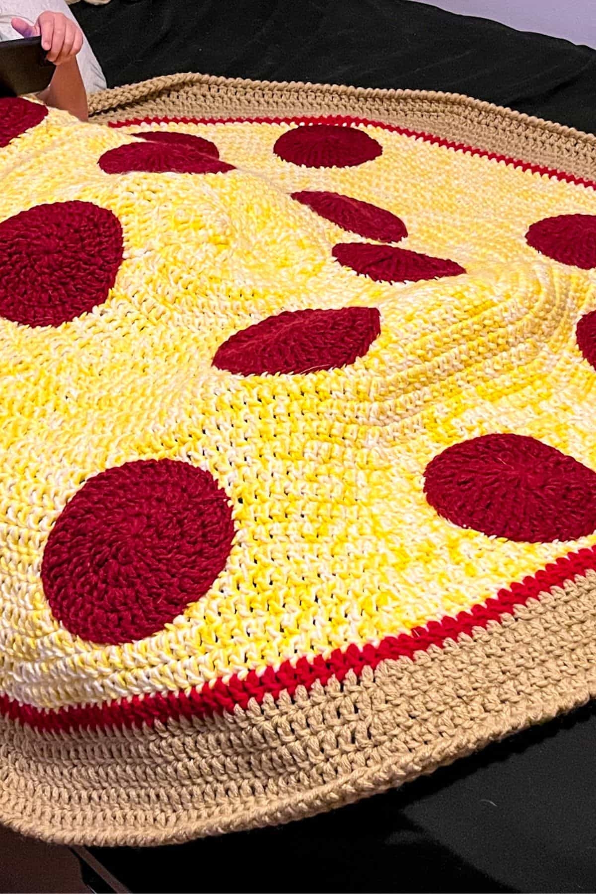 Pizza Blanket Crochet Pattern Thecaffeinatedsnail