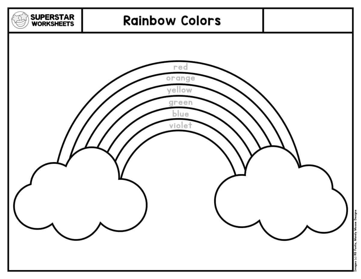 Printable Blank Prek Worksheets
