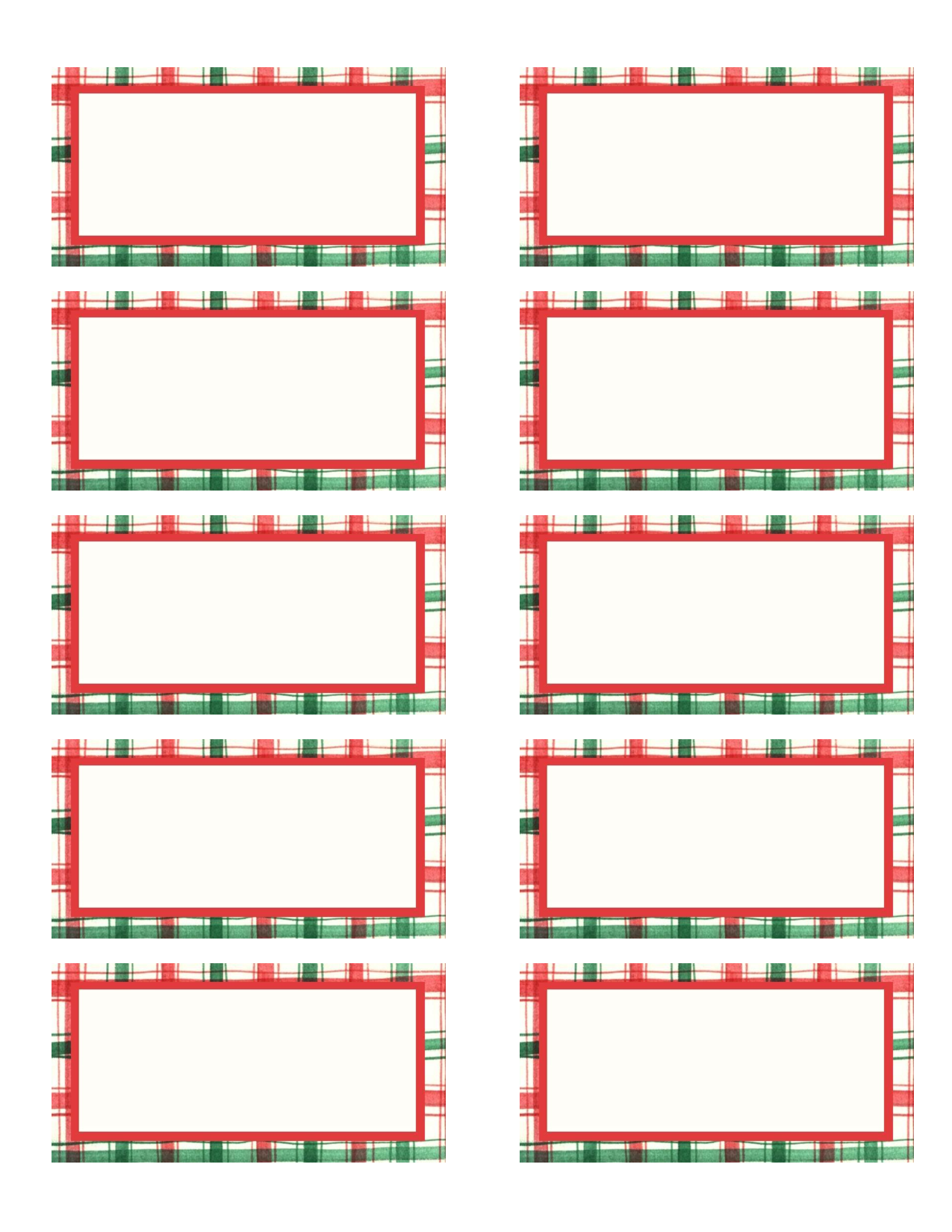 Printable Christmas Mailing Labels Printable Party Favors