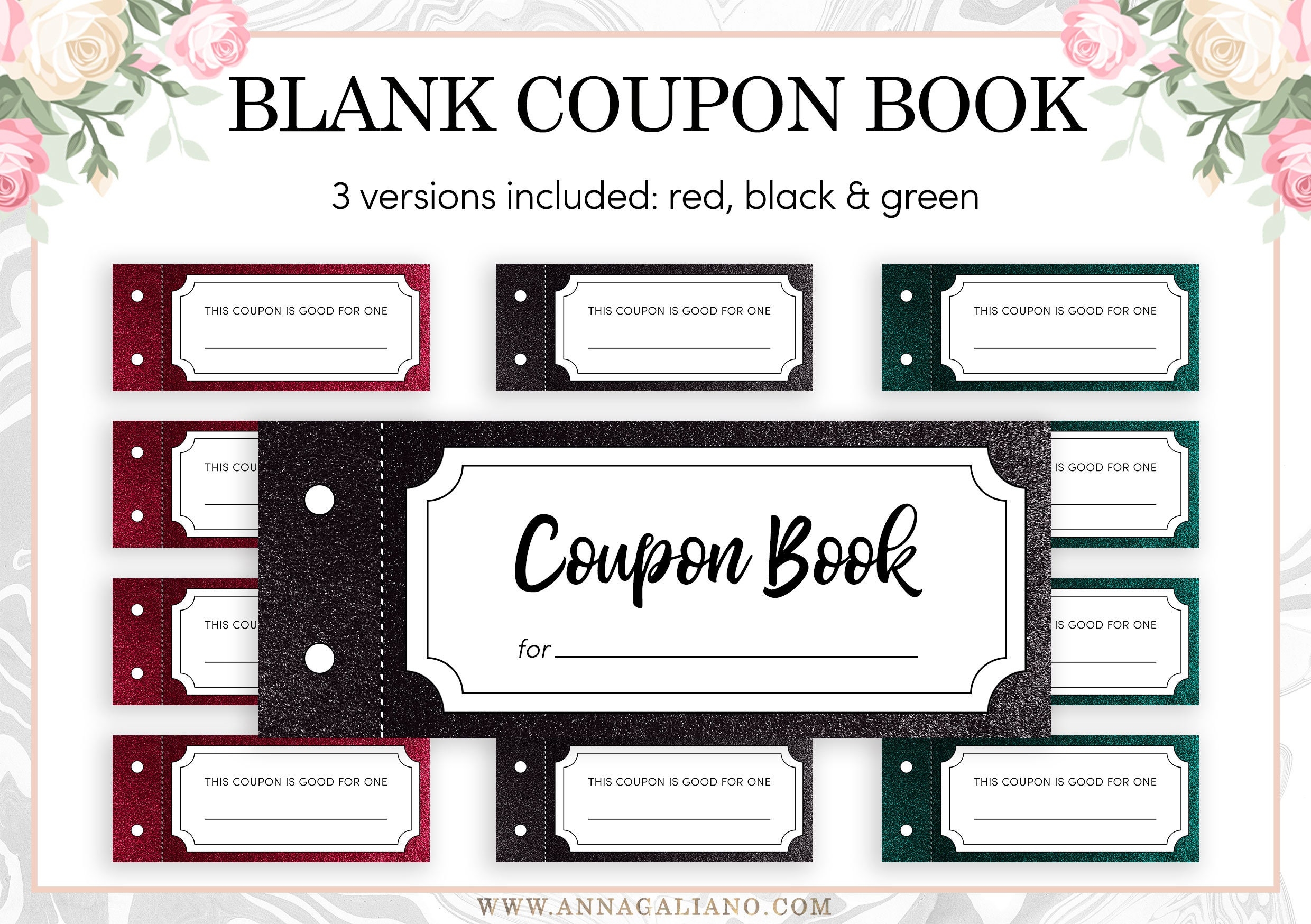 Printable Coupon Book Template Blank Vouchers Best Friends Gift Printable Coupons Birthday Gift Ideas DIY For Kids For Mom For Dad Etsy Hong Kong