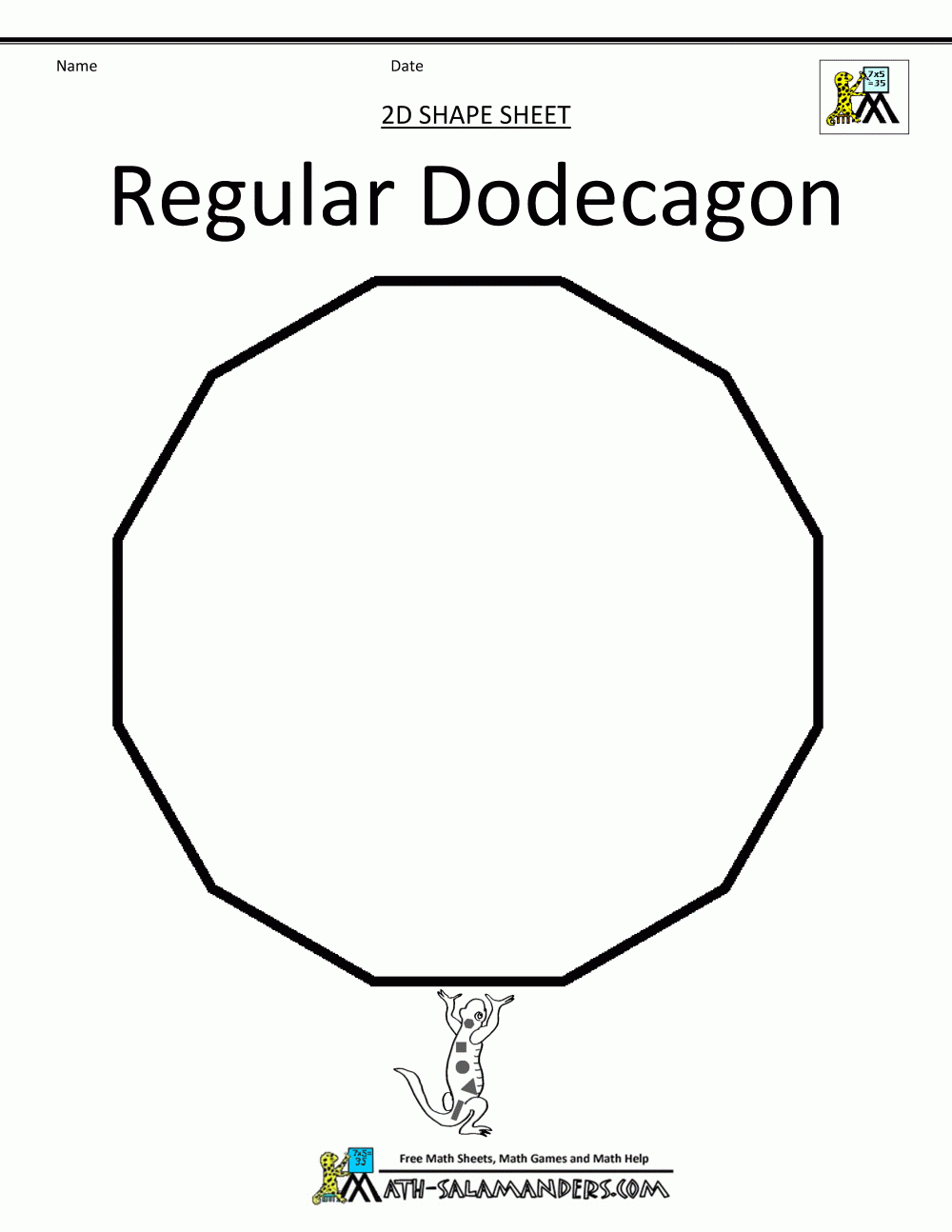 Shapes For Kids Regular Polygons