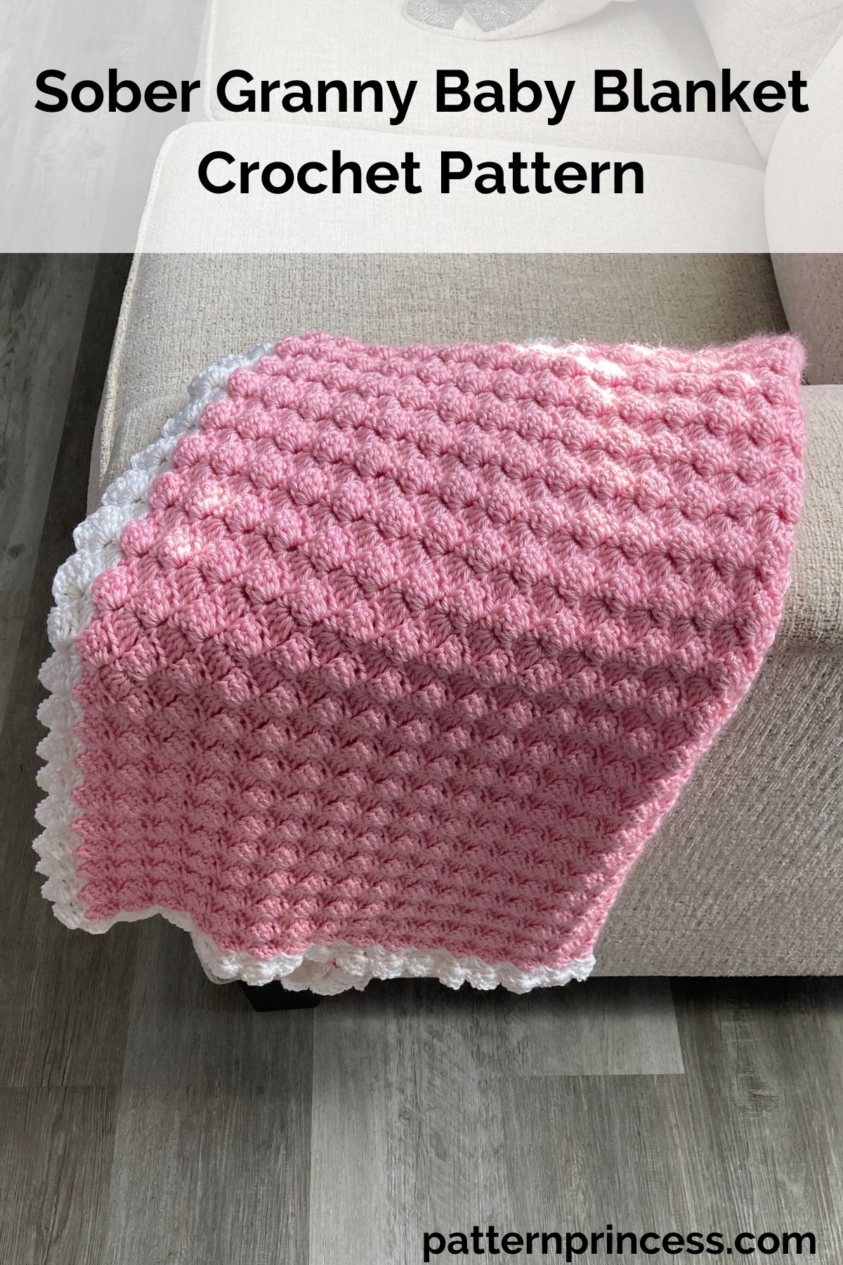Sober Granny Baby Blanket Crochet Pattern Pattern Princess