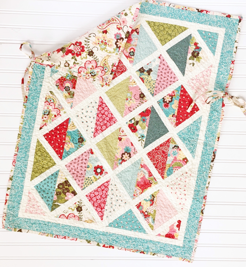 Sophie Car Seat Quilt Free Pattern Clover Violet