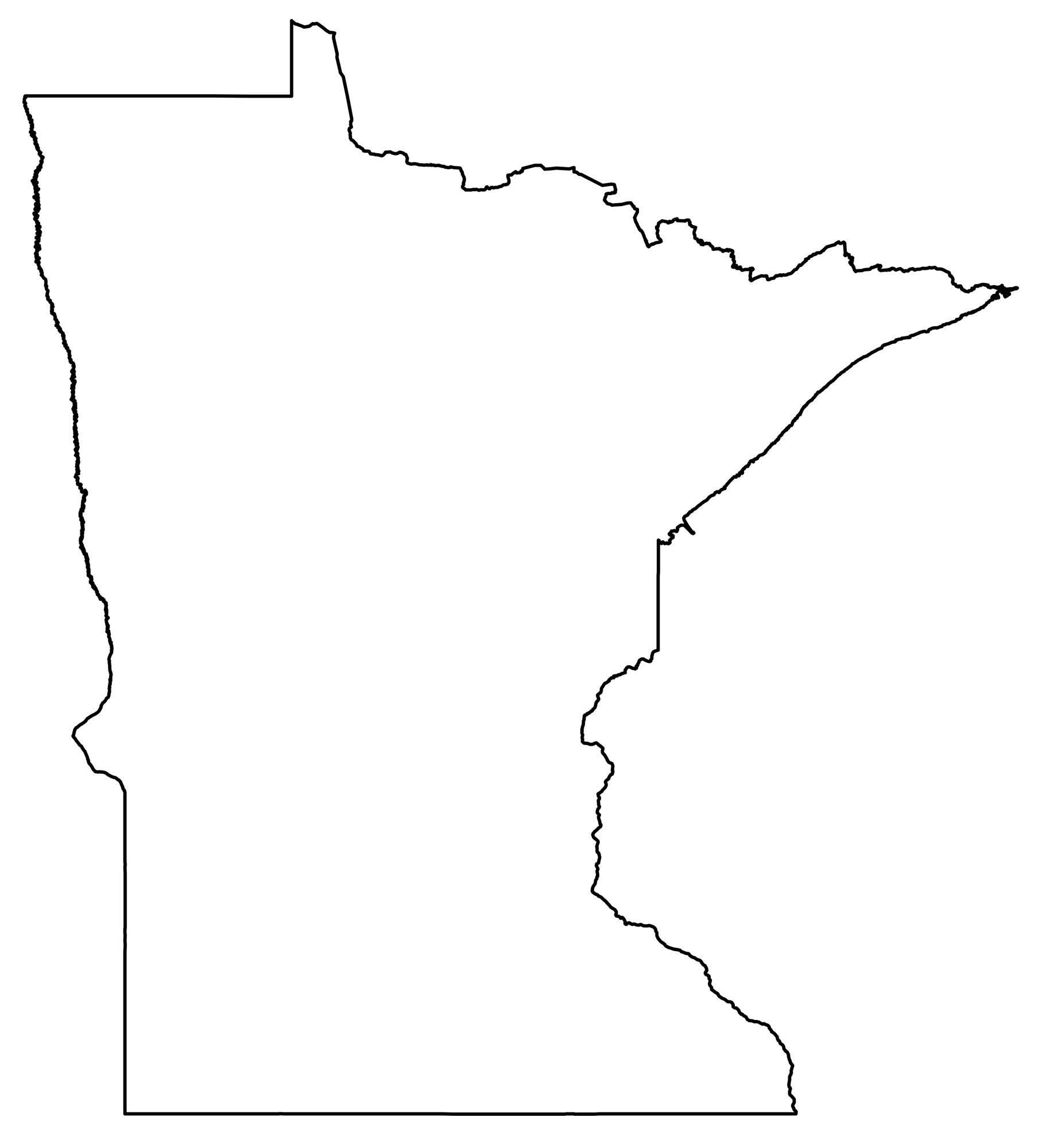 State Outlines Blank Maps Of The 50 United States GIS Geography