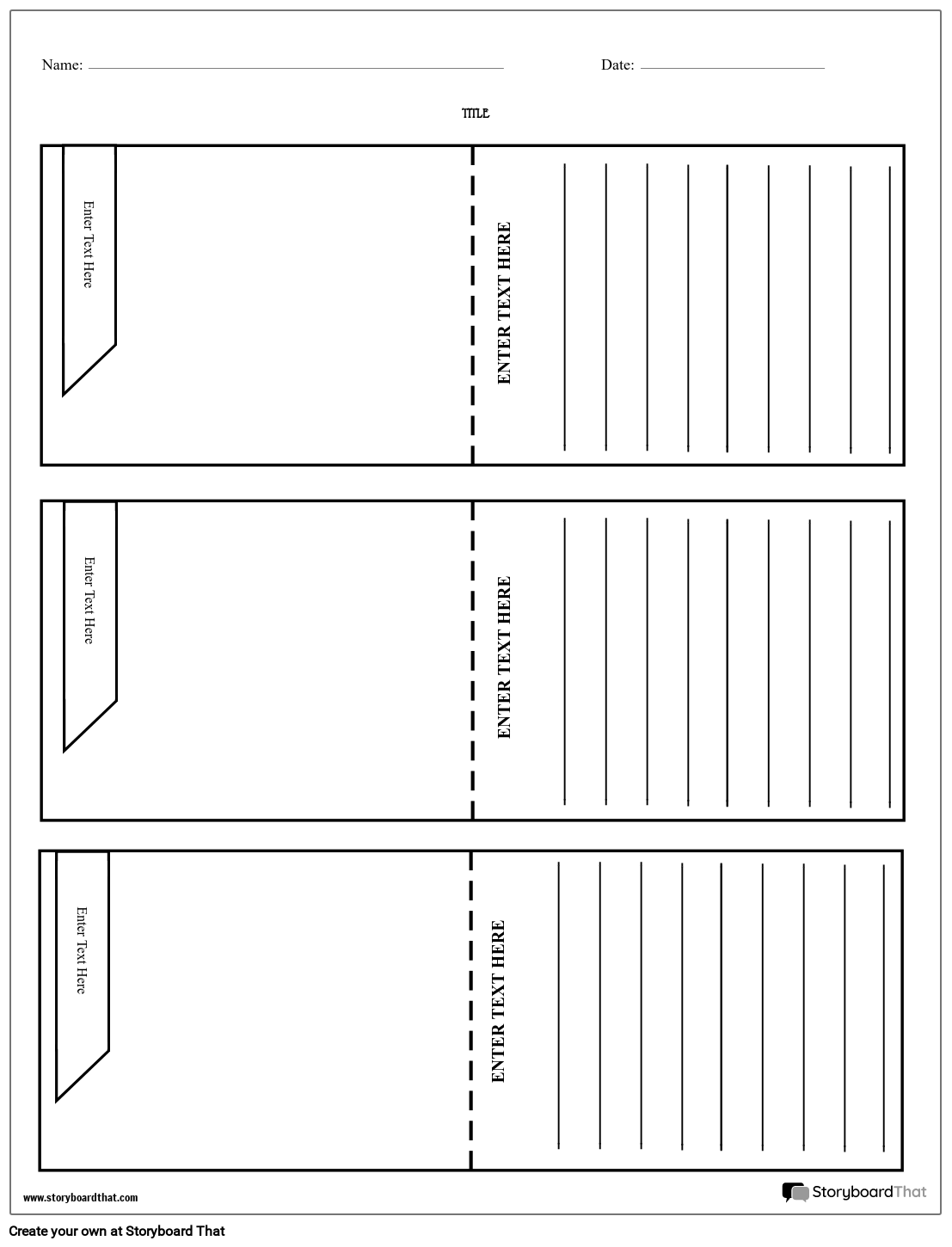 Storyboard That Flashcards Free Customizable Templates