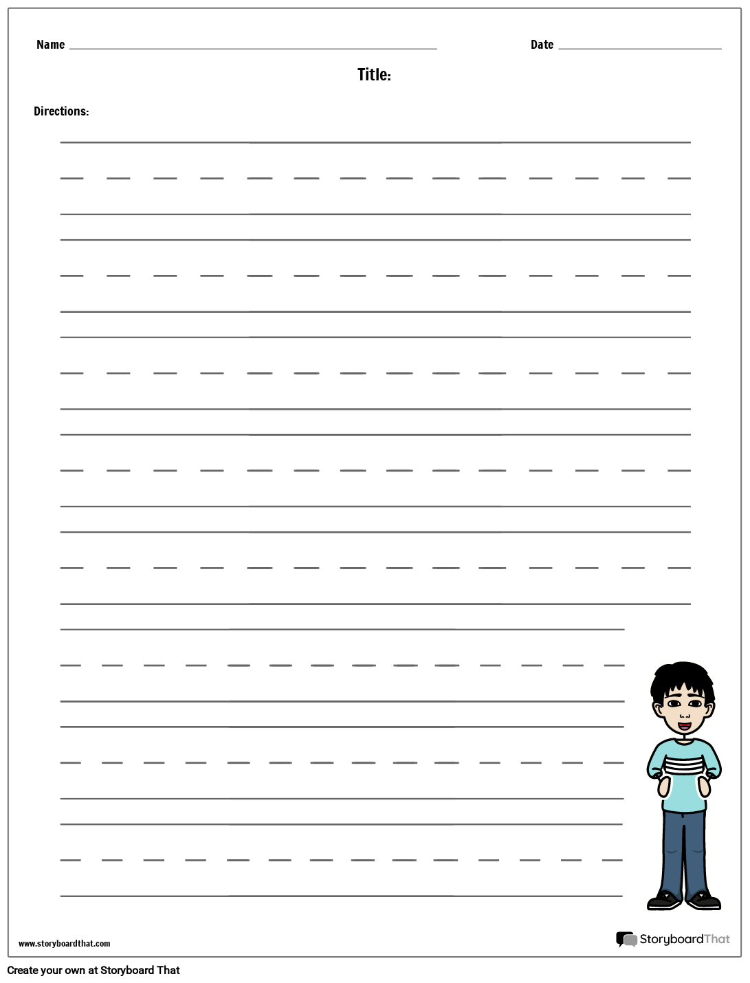 Blank Tracing Worksheets Printable