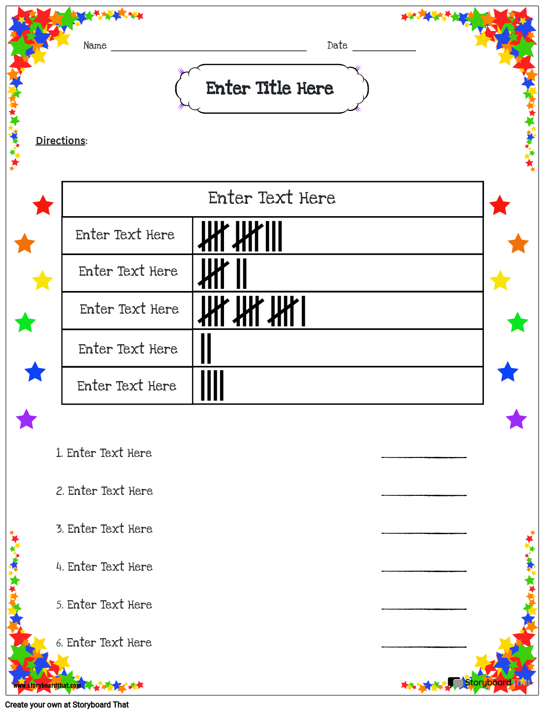Tally Chart Maker Free Templates Customization In 2025
