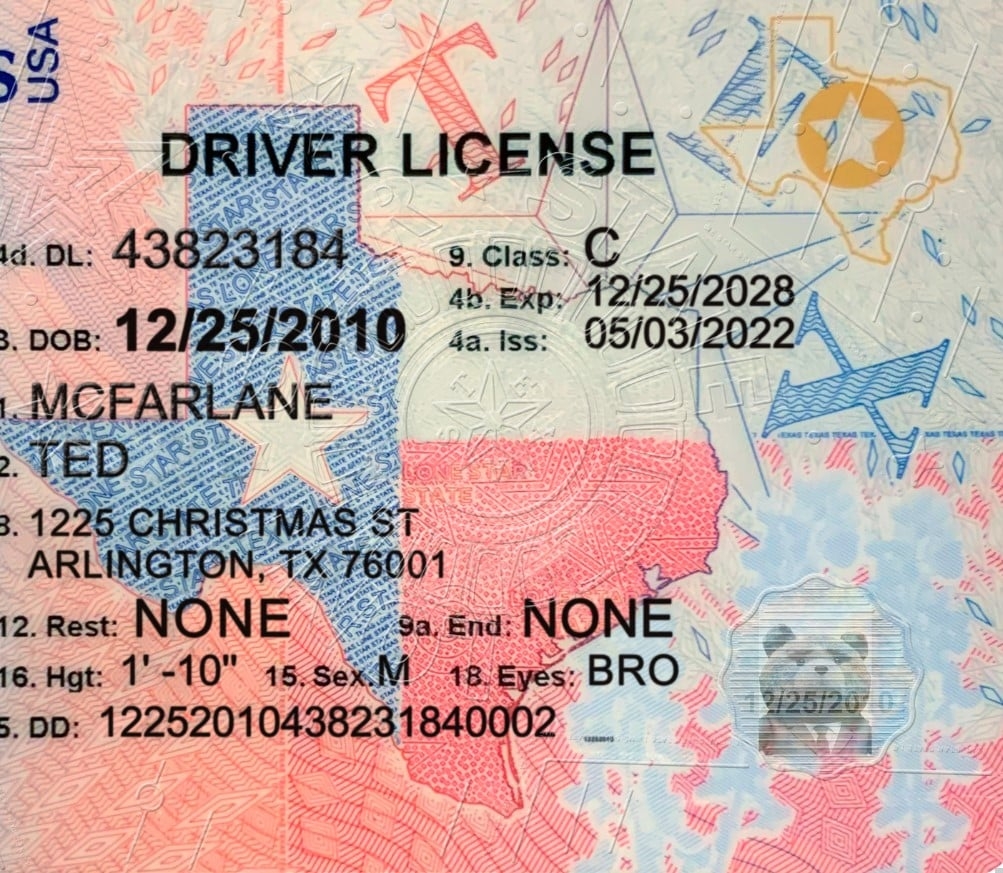 Texas Driving License PSD Template New 1200DPI Driving License Template Texas Driving License PSD Template New 1200DPI Driving License Template