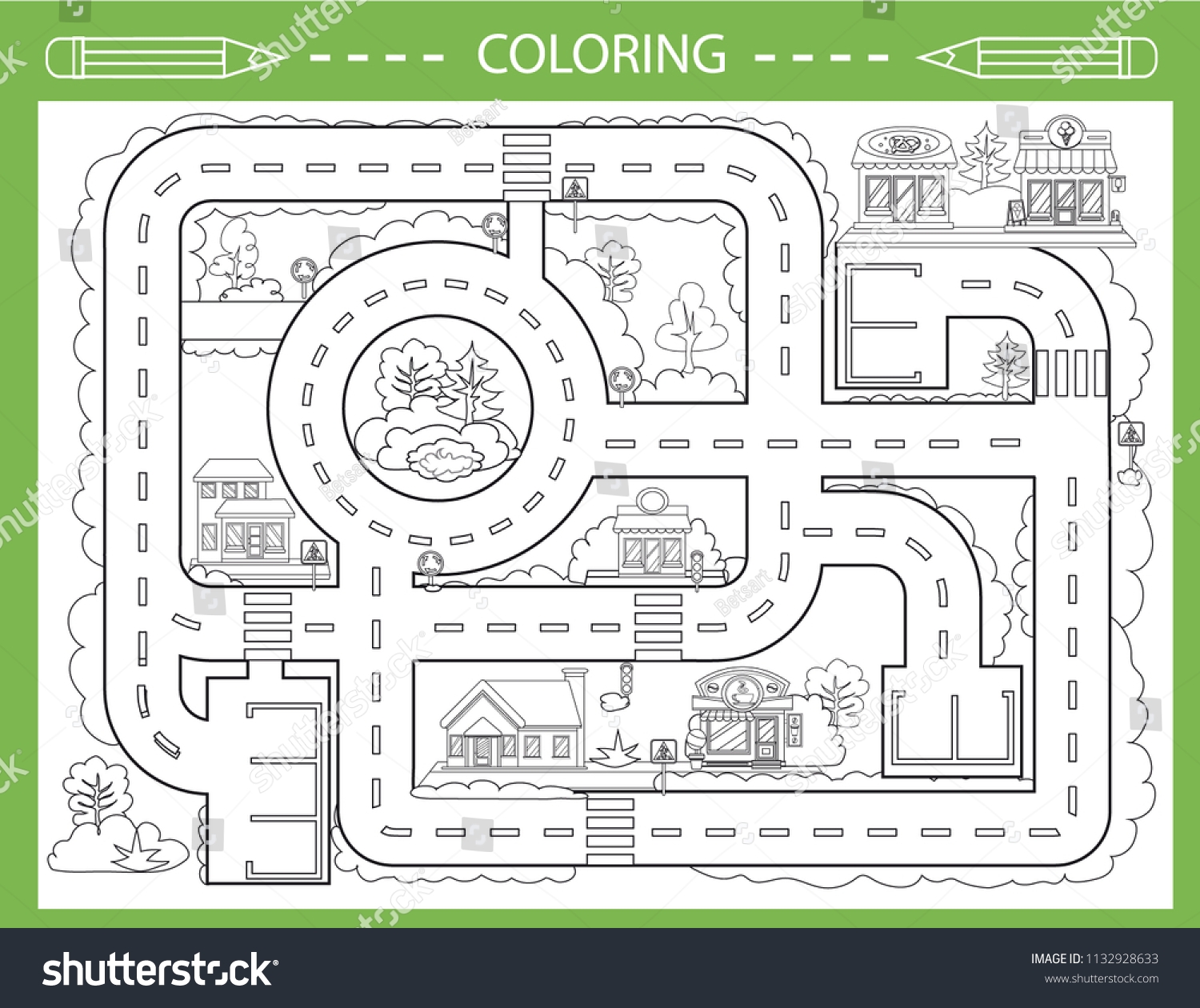Town Map For Kids